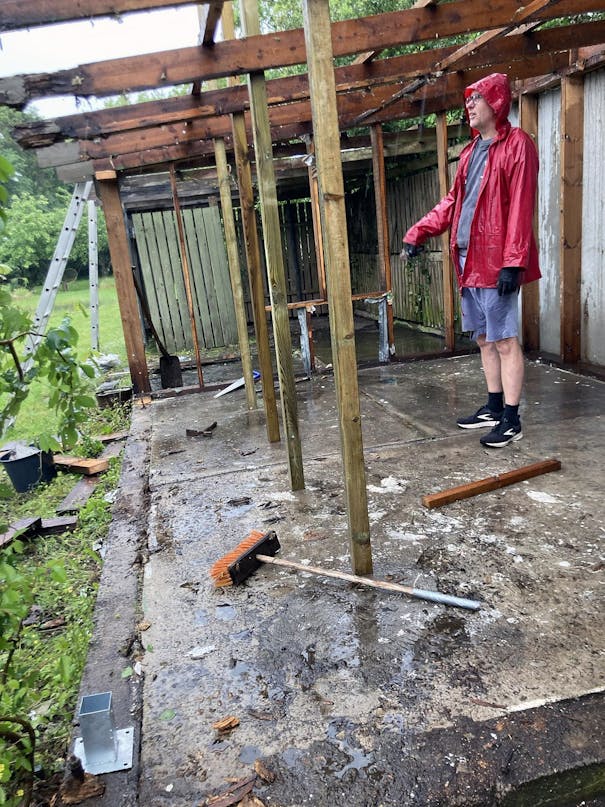 Fra gammelt skur til overdækket oase Fra gammelt skur til overdækket oase